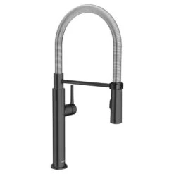 American Standard Studio S Semi-Pro Single Handle Pull-Down Dual-Spray Kitchen Faucet - Matte Black