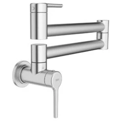 American Standard Studio S Wall-Mount Pot Filler Kitchen Faucet - Stainless Steel