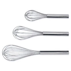 BergHOFF Studio 18/10 Stainless Steel Whisks Three-Piece Set