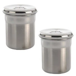 BergHOFF Essentials Two-Piece 18/10 Stainless Steel Salt And Pepper Set