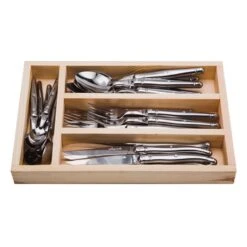 24-Piece Stainless Steel Everyday Flatware Set