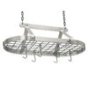 Classic Oval Ceiling Pot Rack With 12 Hooks