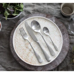 Natura Three-Piece Ice Stainless Steel Serving Set