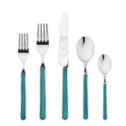 Fantasia Five-Piece Petroleum Flatware Set