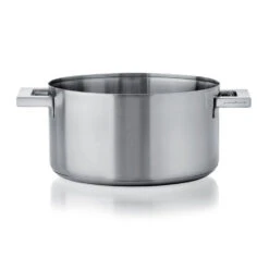 Stile 5.6-Quart 18/10 Stainless Steel 10" Casserole Pan With Lid/Two Handles