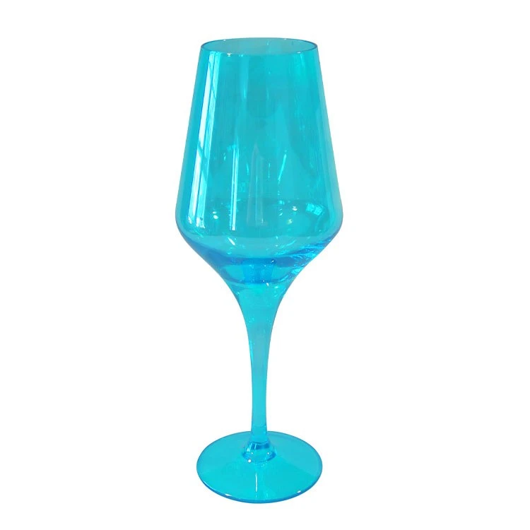 Luster 16 Oz Goblets Set Of 4 -Turquoise