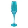 Luster 8 Oz Champagne Flutes Set Of 4 - Turquoise