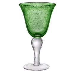 Iris 14 Oz Goblets Set Of 4 - Green