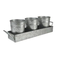 Masonware Galvanized Flatware Caddy
