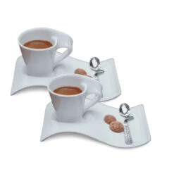 Villeroy & Boch New Wave Caffe Espresso For Two Set - OPEN BOX