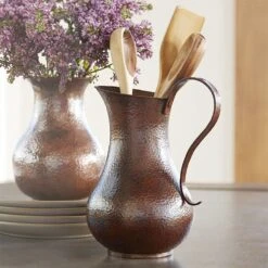 Los Olivos Copper Pitcher In Antique