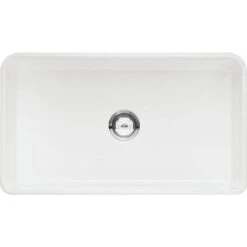 Blanco Cerana II 33" Single Bowl Fireclay Reversible Apron Front Kitchen Sink