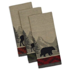 DII Walk In The Woods Dish Towels Set Of 3
