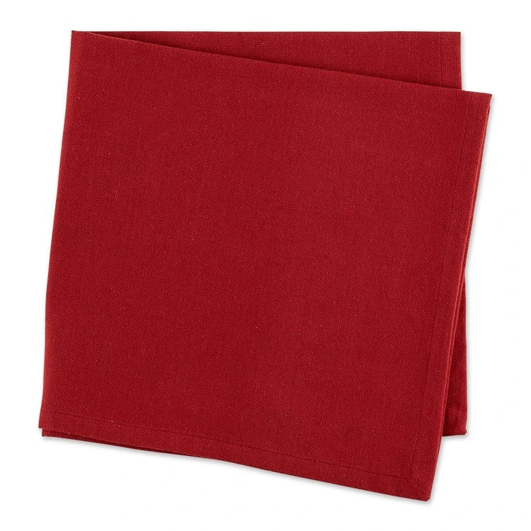 DII Barn Red Solid 20" Wide X 20" Napkins Set Of 6 - Image 6