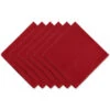 DII Barn Red Solid 20" Wide X 20" Napkins Set Of 6