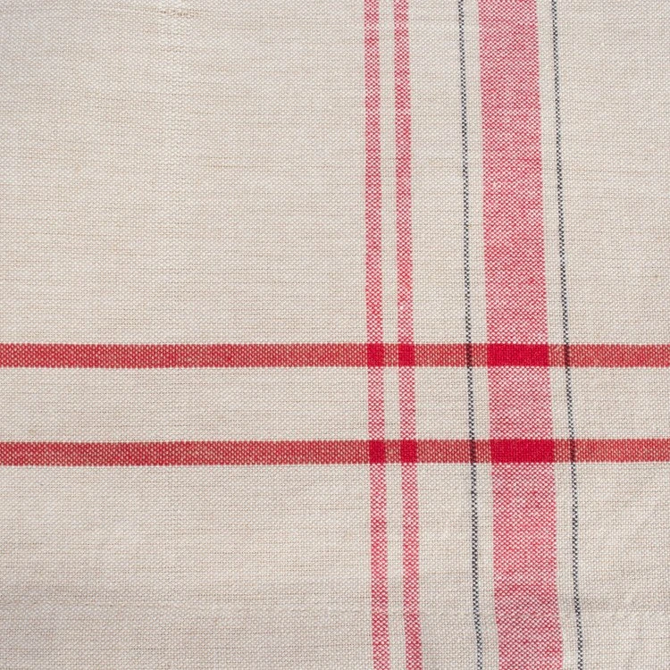DII Red French Stripe 20" X 20" Napkins Set Of 6 - Image 10