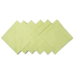 DII Fresh Green 20" X 20" Napkins Set Of 6