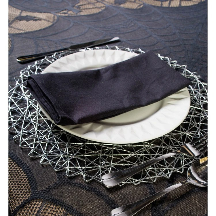 DII Black 20" X 20" Napkins Set Of 6 - Image 4