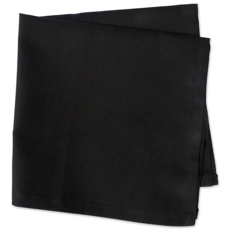 DII Black 20" X 20" Napkins Set Of 6 - Image 8