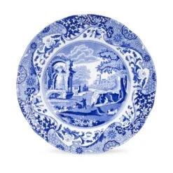 Spode Blue Italian Luncheon Plates Set Of 4
