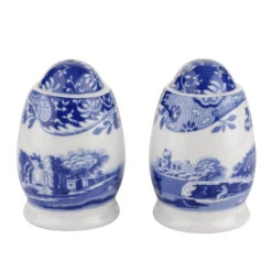 Spode Blue Italian Salt And Pepper Shakers