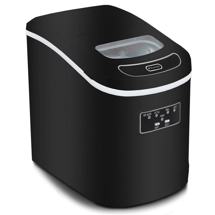 Compact Portable Ice Maker 27 Lb Capacity - Black - Image 3