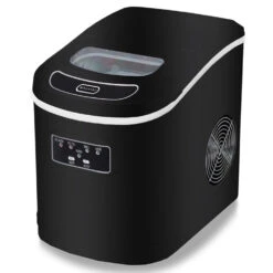 Compact Portable Ice Maker 27 Lb Capacity - Black