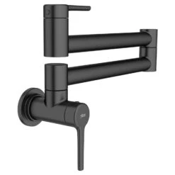 American Standard Studio S Wall-Mount Pot Filler Kitchen Faucet - Matte Black