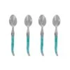 Laguiole Coffee Spoons Set Of 4 - Faux Turquoise
