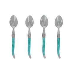 Laguiole Coffee Spoons Set Of 4 - Faux Turquoise