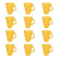 Oxford Quartier 11.84 Oz Square Beveled Mugs Set Of 12