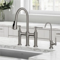 Allyn Bridge Kitchen Faucet And Water Filter Faucet Combo