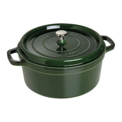 Staub 7-Quart Round Cocotte - Basil